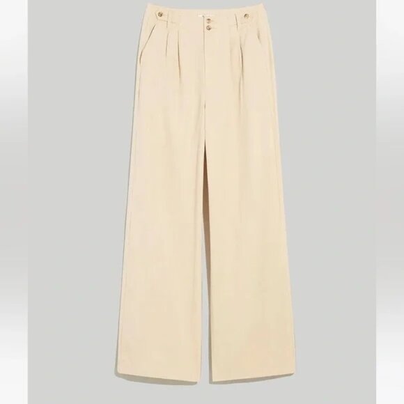 Madewell The Harlow Wide Leg Pant in Harvest Moon, Size 0 - Picture 2 of 7